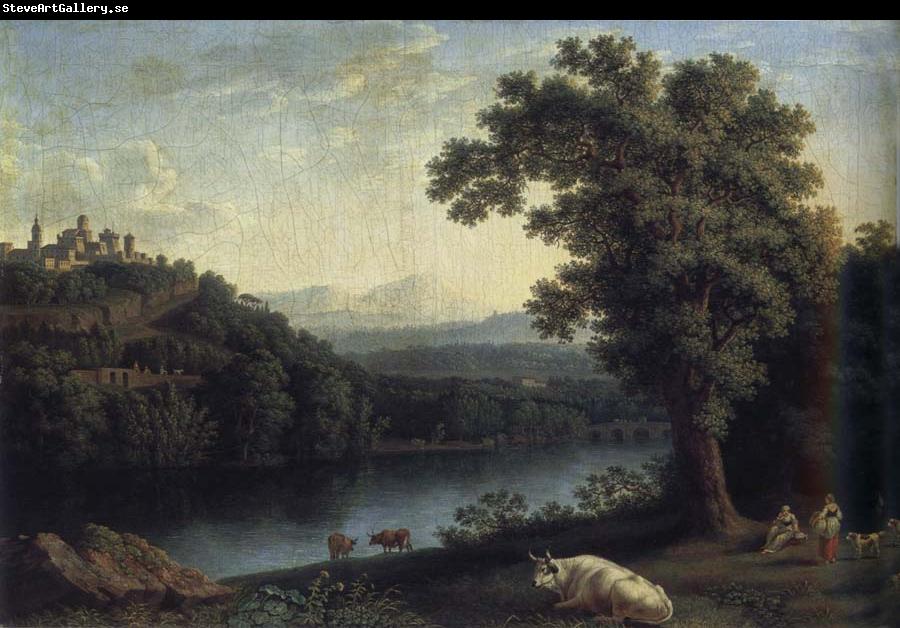 Jakob Philipp Hackert Landscape with River